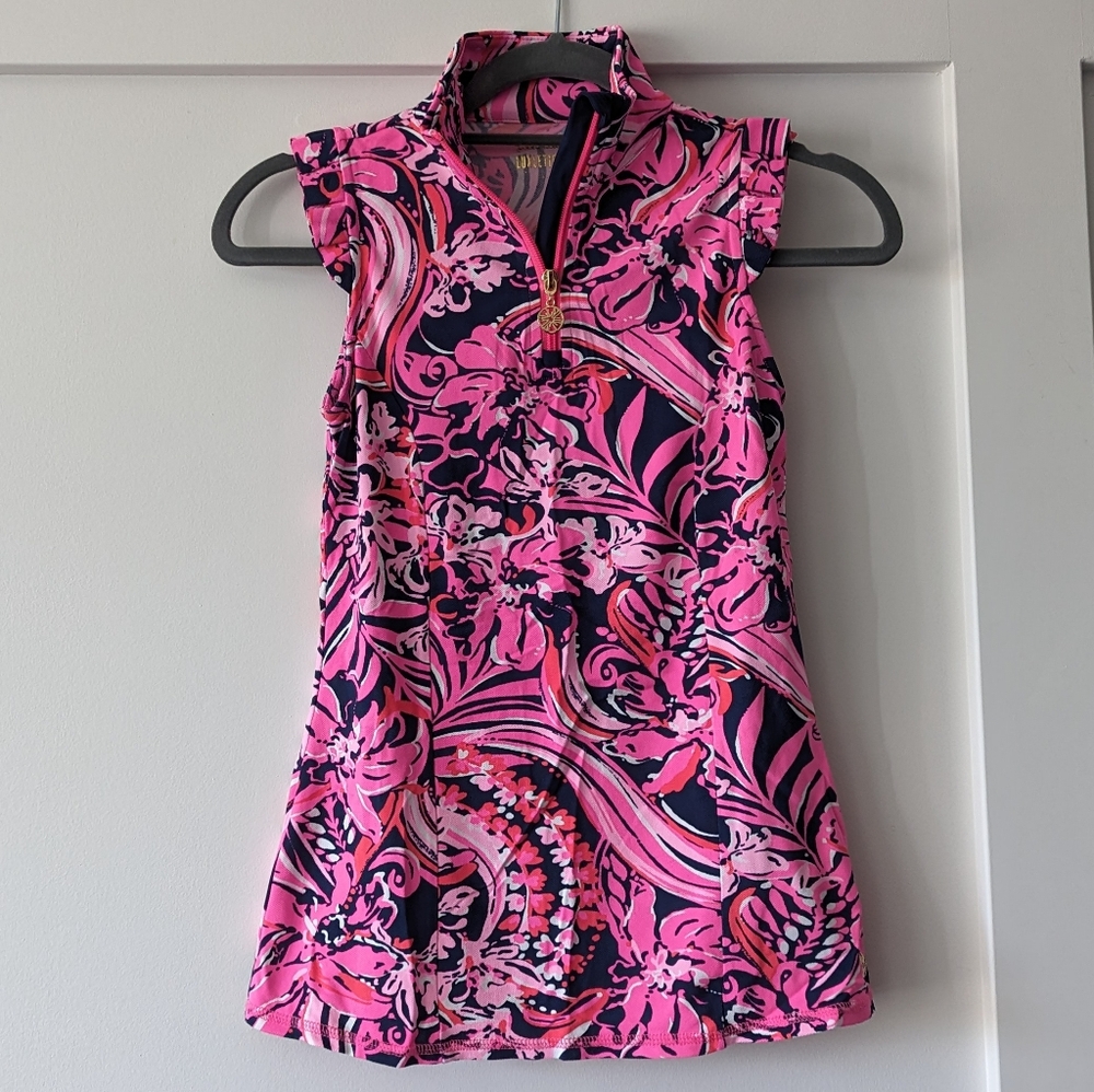Lilly Pulitzer UPF 50+ Larissa 1/4 Zip Top
